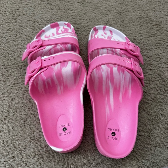 Shade & Shore Pink Sandals NWOT*** size 11 - Picture 1 of 4